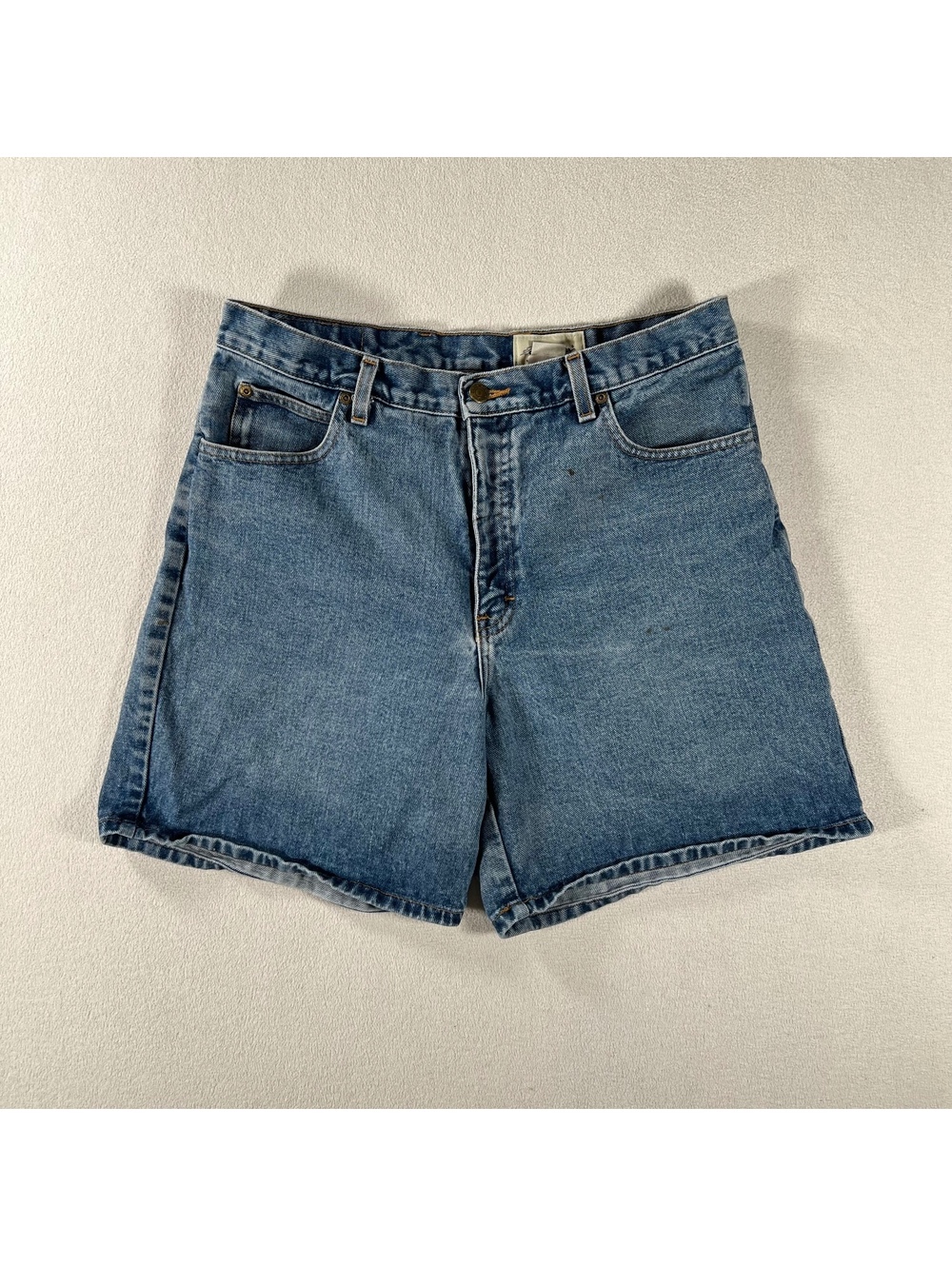 Vintage Eddie Bauer blue medium wash shorts Size14